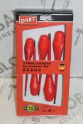 Lot To Contain 5 Brand New 5 Piece Insulated Screw Driver Sets Combined RRP £175 (Pictures Are For