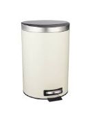 Boxed John Lewis & Partners 12 Litre Pedal Bin RRP £40 (777813) (Pictures For Illustration