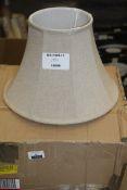 Boxed Fabric Linen Dell Lamp Shade RRP £50 (18999) (Pictures For Illustration Purposes Only) (