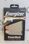 Lot To Contain 2 Energiser UE800 3GY Gold Power Bank Mobile Chargers Combined RRP £80 (Pictures