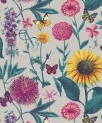 Lot To Contain 3 Brand New Rolls Of Art House Summer Garden Grey Multi Designer Wallpaper Combined