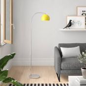 Boxed Mini Sun Kim 150cm Arched Floor Standing Lamp RRP £40 (18999) (Pictures For Illustration