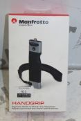 Boxed Manfroto Hand Grip Iphone Accessory RRP £50 (Pictures Are For Illustration Purposes Only) (