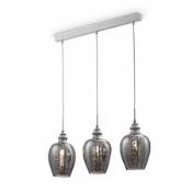 Boxed Zev 3 Light Kitchen Island Pendant RRP £80 (16838) (Pictures Are For Illustration Purposes