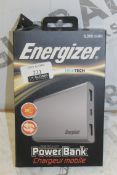 Lot To Contain 2 Energiser UE800 3GY Power Bank Mobile Chargers Combined RRP £80 (Pictures Are For