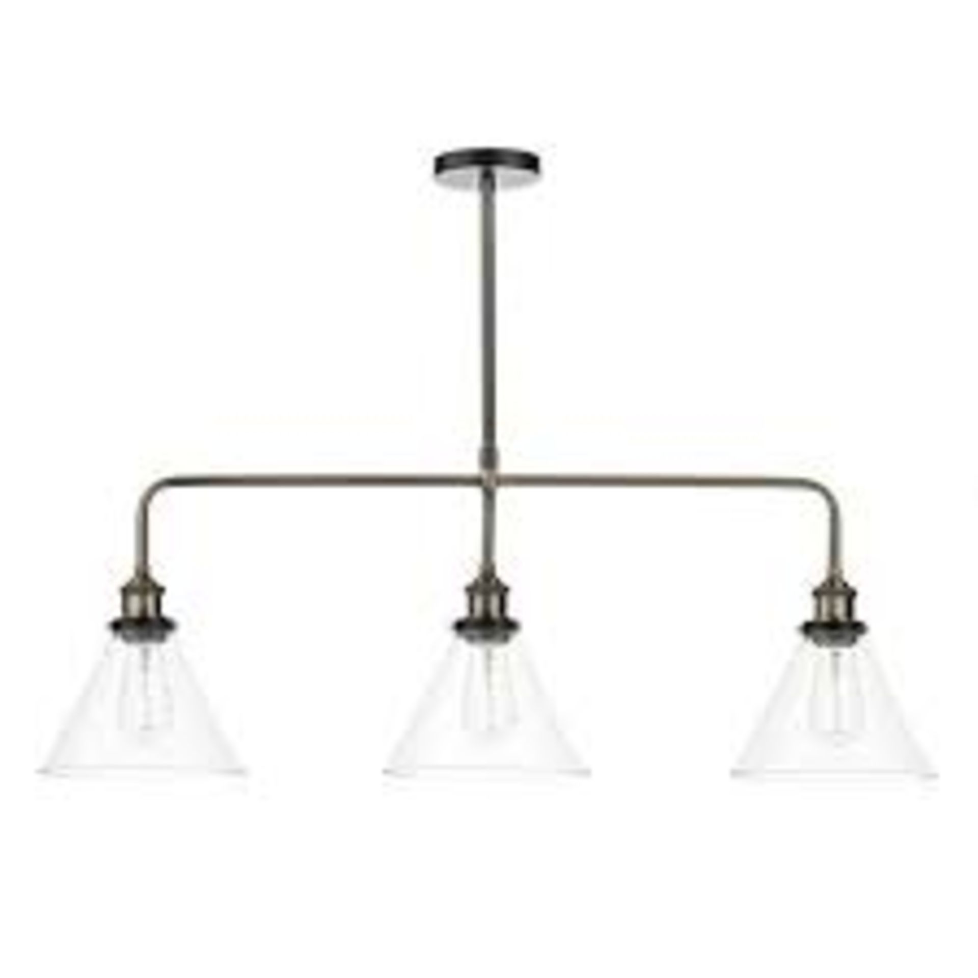 Boxed Darr Lighting Ray/Schell Kitchen Island Pendant Light RRP £135 (14532) (Pictures For