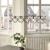 Boxed Lorenz 5 Light Kitchen Island Pendant Light RRP £100 (16228) (Pictures Are For Illustration