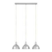 Boxed Premier Interiors Jasper 3 Light Pendant Light RRP £95 (16228) (Pictures Are For