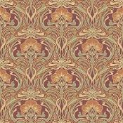 Lot To Contain 4 Brand New Rolls Of Crown Floral Nouveau Designer Wallpaper Combined RRP £100 (