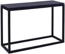 Large Black Console Table RRP £70 (19179) (Pictures Are For Illustration Purposes Only) (
