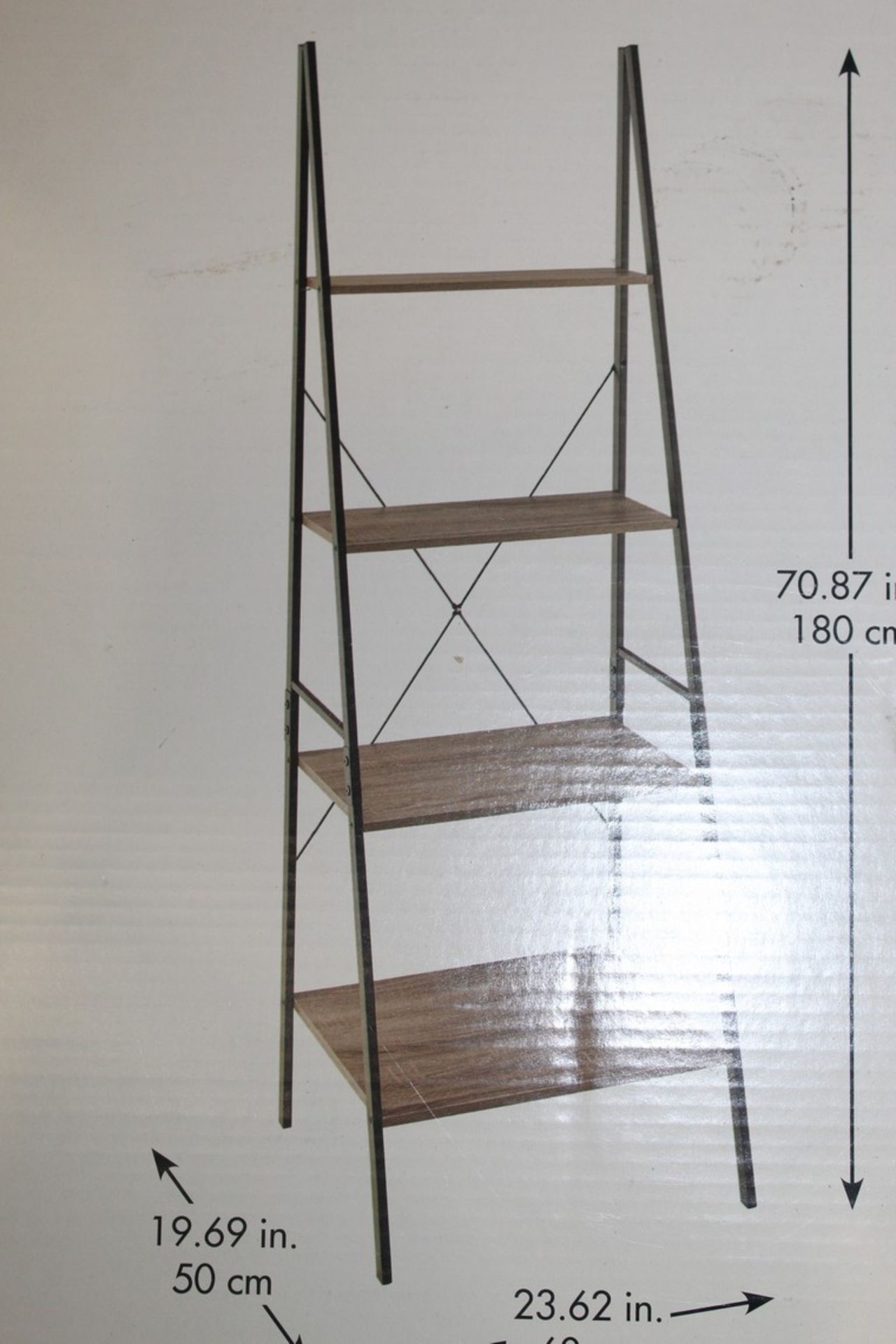 Closet Made Ladder Book Shelf RRP £90 (19138) (Pictures Are For Illustration Purposes Only) (