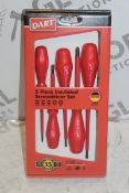 Boxed Brand New 5 Piece Insulated Screw Driver Sets RRP £30 Each (Pictures Are For Illustration