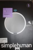Boxed Simple Human Wall Mount Sensor Mirror RRP £170 (843591) (Pictures Are For Illustration