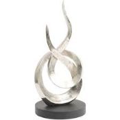 Boxed Silver Entwined Sculpture RRP £130 (737697) (Pictures Are For Illustration Purposes Only) (