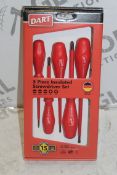 Boxed Brand New 5 Piece Insulated Screw Driver Sets RRP £30 Each (Pictures Are For Illustration