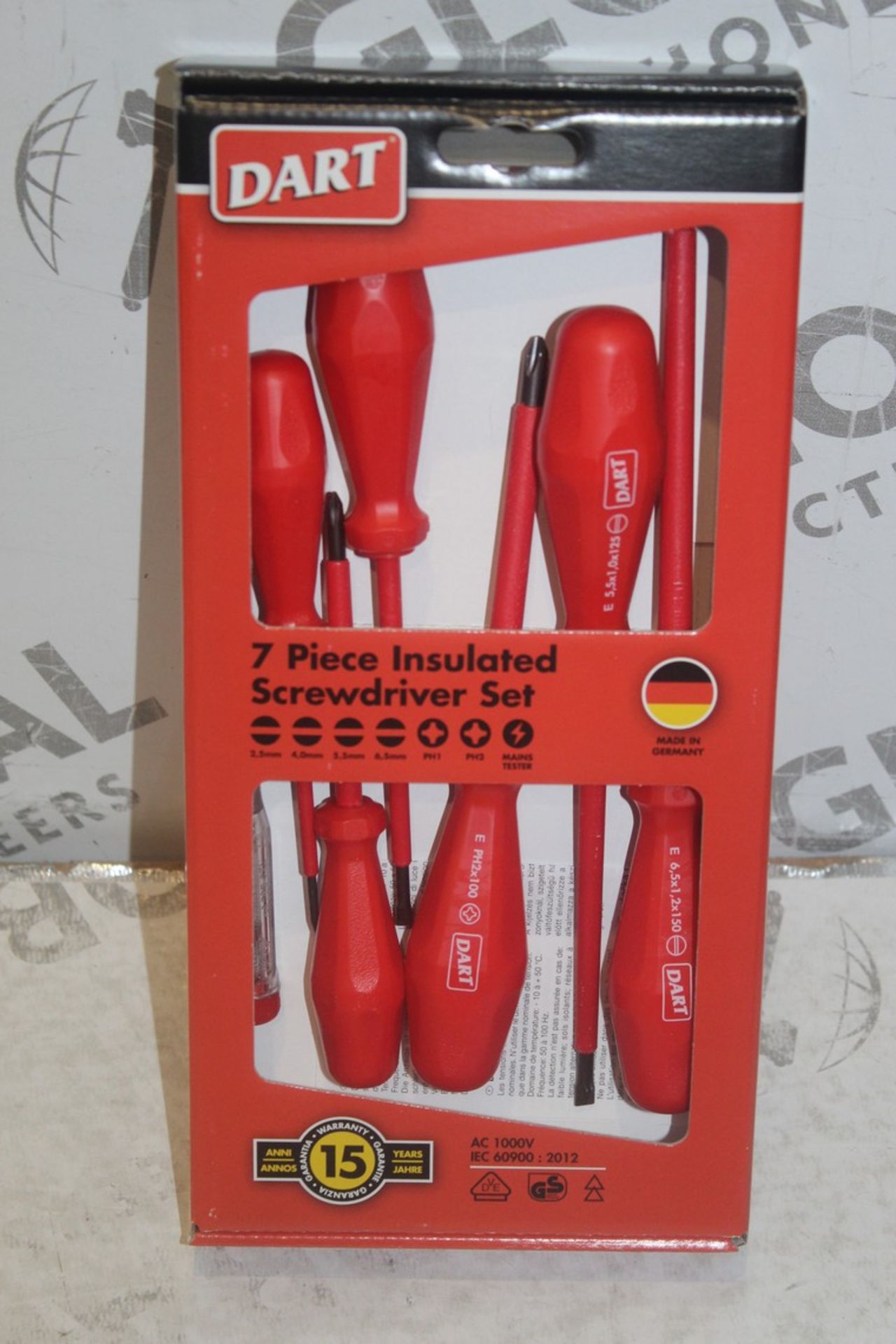 Boxed Brand New 7 Piece Insulated Screwdriver Sets RRP £35 Each (Pictures Are For Illustration