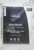 Pair Silent Night 46 x 54" Brand New Blackout Curtain Linings RRP £55 (Pictures Are For Illustration