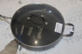 John Lewis & Partners 30cm Sauté Pan With Lid RRP £50 (882357) (Pictures Are For Illustration