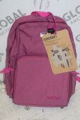 Cocoon Pink 15 Inch Macbook Backpack With Built In Griddit RRP £70 Each (Pictures For Illustration