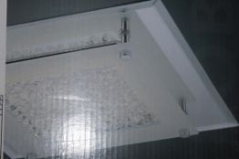 Boxed Globo LED Glass & Rhinestone Ceiling Lights RRP £35 Each (16444) (Pictures Are For