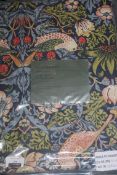 Pair Of Morris And Co Strawberry Theif 167x228cm Pencil Pleat Headed Curtains RRP £150 (893605) (