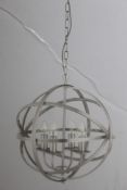 Boxed Searchlight 4 Light Globe Pendant RRP £170 (16444) (Pictures Are For Illustration Purposes