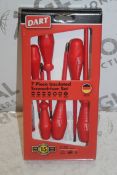 Boxed Brand New 7 Piece Insulated Screwdriver Sets RRP £35 Each (Pictures Are For Illustration