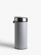 Boxed John Lewis & Partners 40 Litre Stainless Steel Touch Top Bin RRP £55 (980523) (Pictures Are
