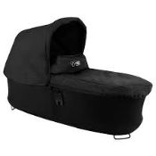 Boxed Mountain Buggy Carry Cot Plus Duet In Black RRP £140 (433008) (Pictures Are For Illustration