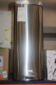 Boxed John Lewis & Partners 30 Litre Stainless Steel Pedal Bin RRP £40 (944534) (Pictures Are For