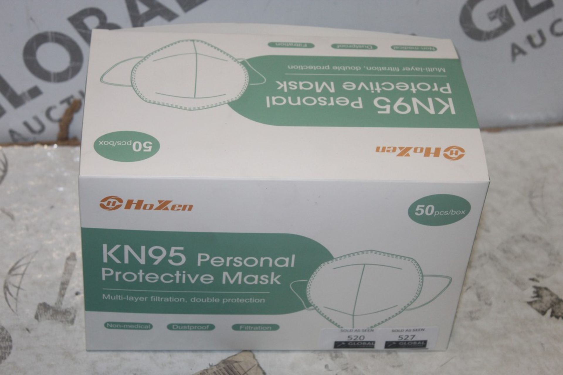 Boxed KN95 Personal Protective Masks Multi Layer Filtration Double Protection Non Medial Dust
