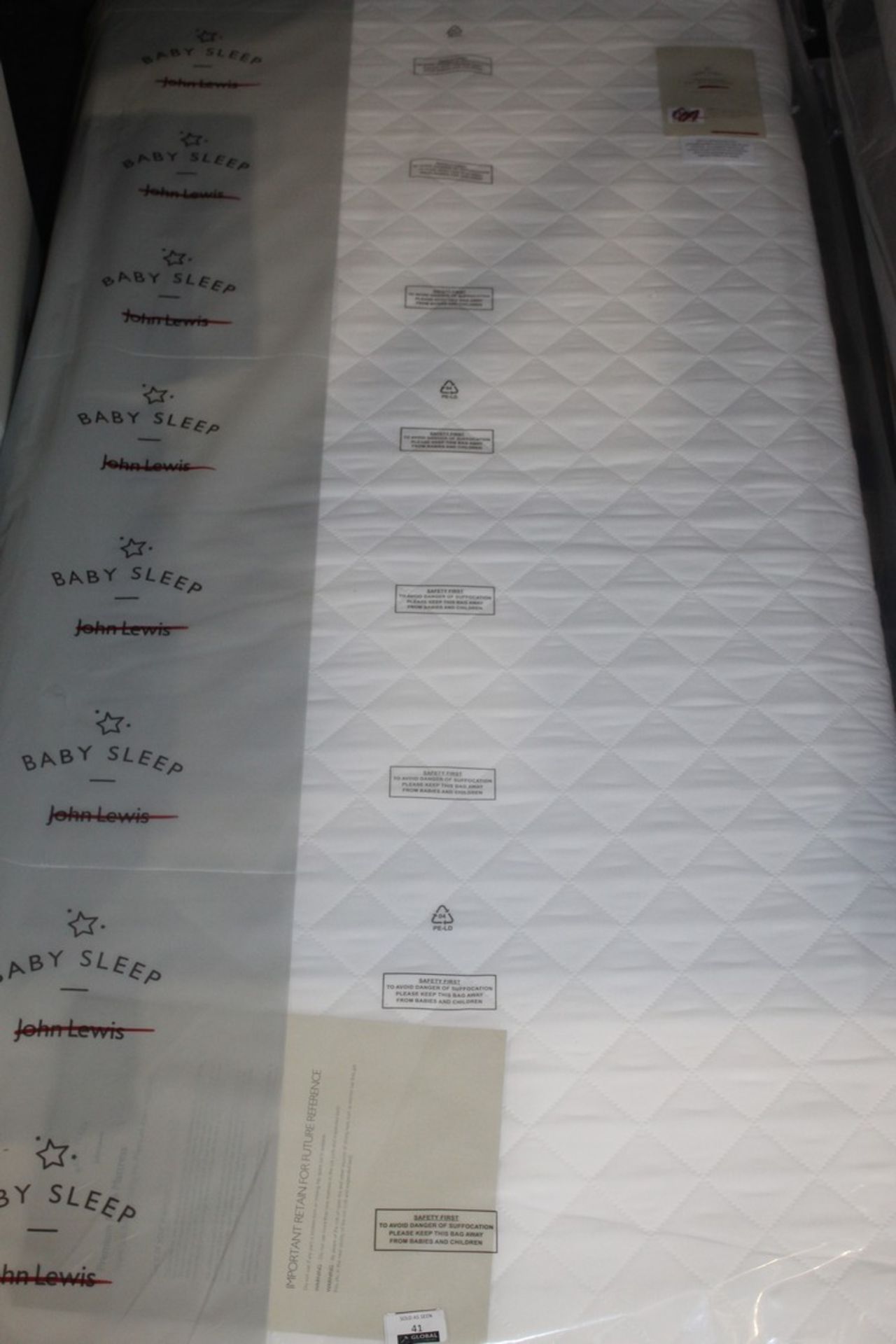 John Lewis And Partners Baby Sleep 140x70cm Premium Foam Cot Bed Mattress RRP £80 (747228) (Pictures