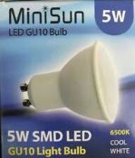 Assorted Mini Sun LED GU10 Light Bulbs With Ora Glow RRP £10 Each (16853) (Pictures For Illustration