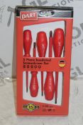 Boxed Brand New 5 Piece Insulated Screw Driver Sets RRP £30 Each (Pictures Are For Illustration