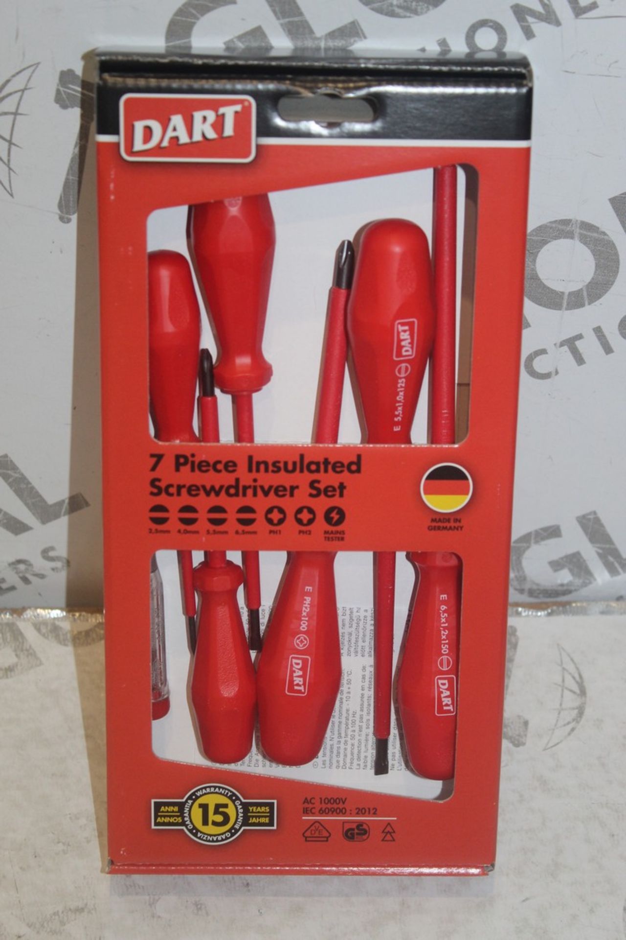 Boxed Brand New 7 Piece Insulated Screwdriver Sets RRP £35 Each (Pictures Are For Illustration