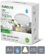 Boxed Aurolite Single Bathroom Light RRP £60 (16853) (Pictures Are For Illustration Purposes