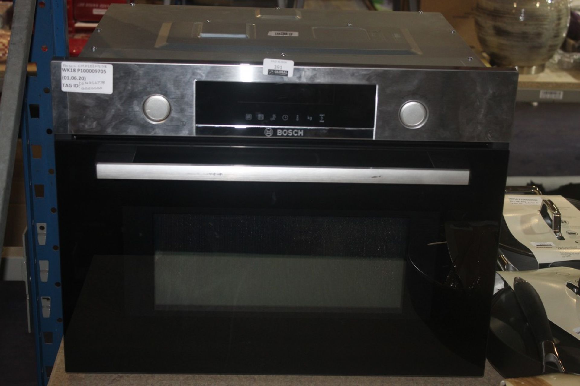 Bosch CMA583M5OB Stainless Steel & Black Fully Integrated Microwave RRP £600 (56778) (Pictures Are
