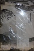 Pair Sanderson Dandelion Clocks & Multi Coloured 228 x 304cm Eyelet Headed Curtains RRP £170 (