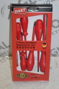 Boxed Brand New 7 Piece Insulated Screwdriver Sets RRP £35 Each (Pictures Are For Illustration