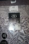 Assorted Items To Include Dreams & Drapes Super King Size Purple Duvet Cover Set & Pair Ambiente