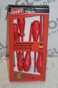 Boxed Brand New 7 Piece Insulated Screwdriver Sets RRP £35 Each (Pictures Are For Illustration