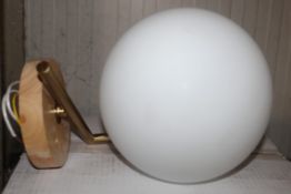 Boxed Relaxed Days 1 Light Armed Sconce Light RRP £70 (16444) (Pictures Are For Illustration