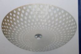 Boxed First Light Products Celine Flush Fitting Decorative Pattern Ceiling Light RRP £60 (15491) (