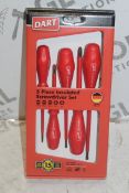 Boxed Brand New 5 Piece Insulated Screw Driver Sets RRP £30 Each (Pictures Are For Illustration