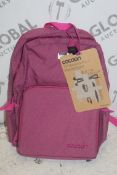 Cocoon Pink 15 Inch Macbook Backpack With Built In Griddit RRP £70 Each (Pictures For Illustration