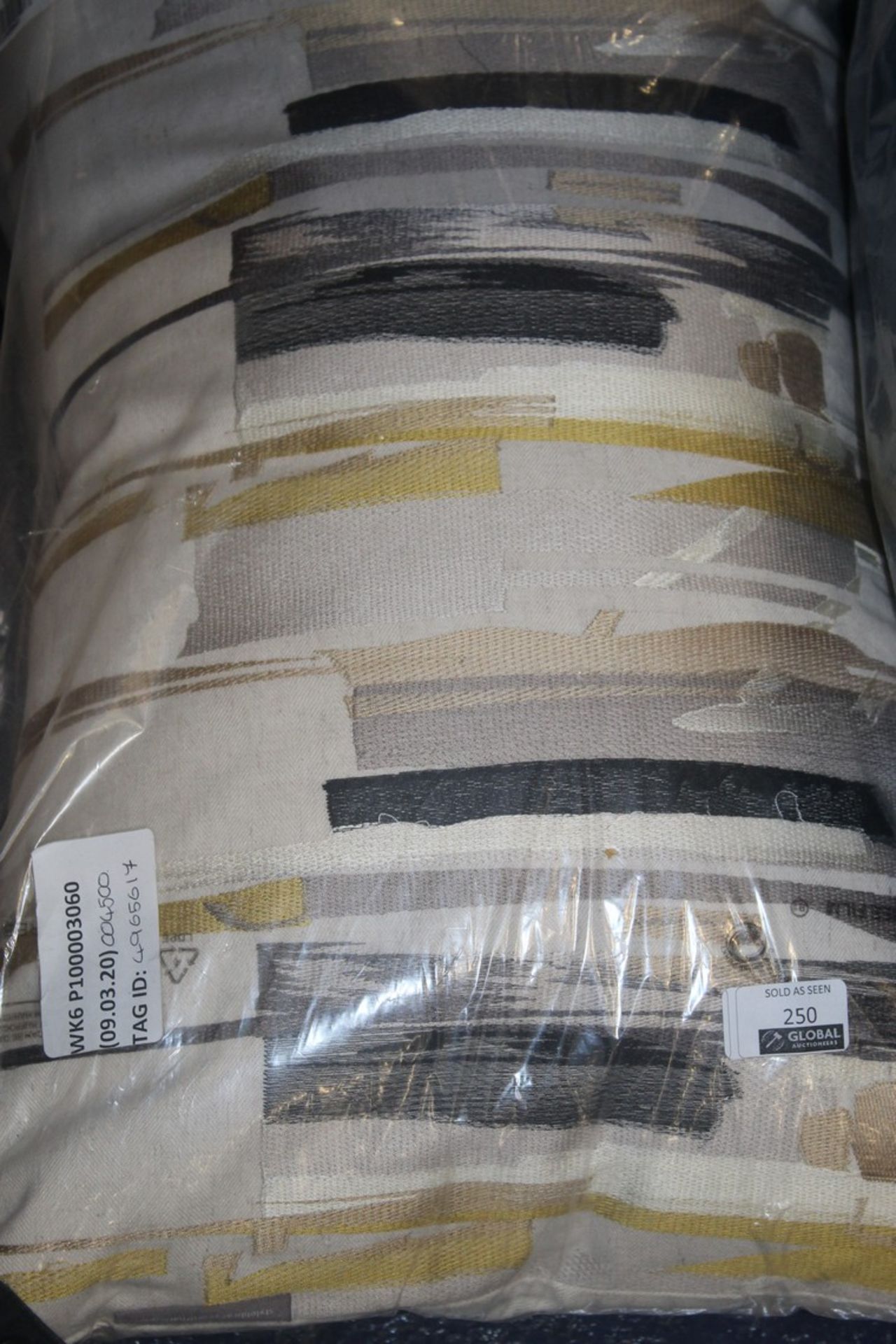 Harlequin Zeal Charcoal Mustard 40x60cm Scatter Cushion RRP £45 (4965617) (Appraisals Are