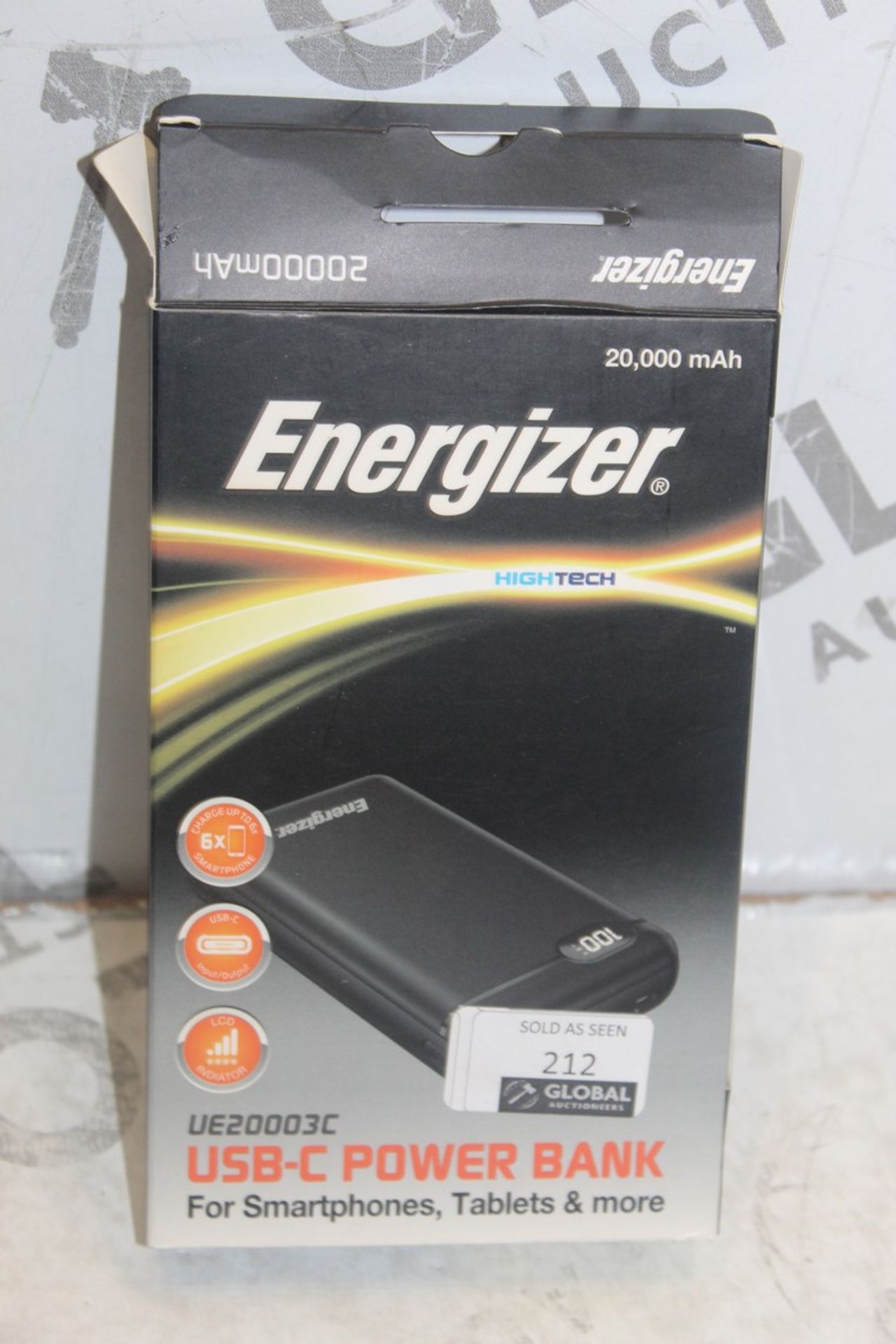 Lot To Contain 5 Boxed Energiser 2000MAH USBC Smartphone Tablet And Morb Powerbank Chargers Combined
