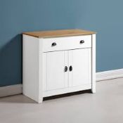 Boxed Bradmoor 2 Door 1 Drawer Combi Chest RRP £85 (17725)