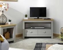 Boxed GFW Lancaster Cream Corner Tv Stand RRP £95 (18960)