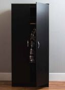 Boxed Black Visconti 2 Door Designer Wardrobe RRP £115 (19199)